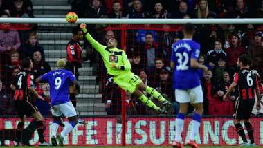 Adam Federici Bournemouth v Everton Premier League 28112015