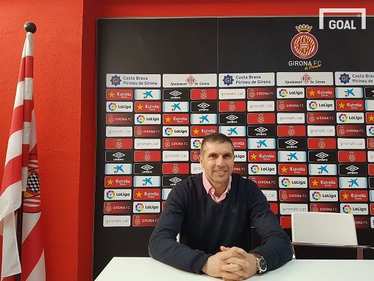 (최근 지로나 홈구장에서 골닷컴과 만난 델피 겔리 지로나 회장. 사진=골닷컴 이성모 기자)