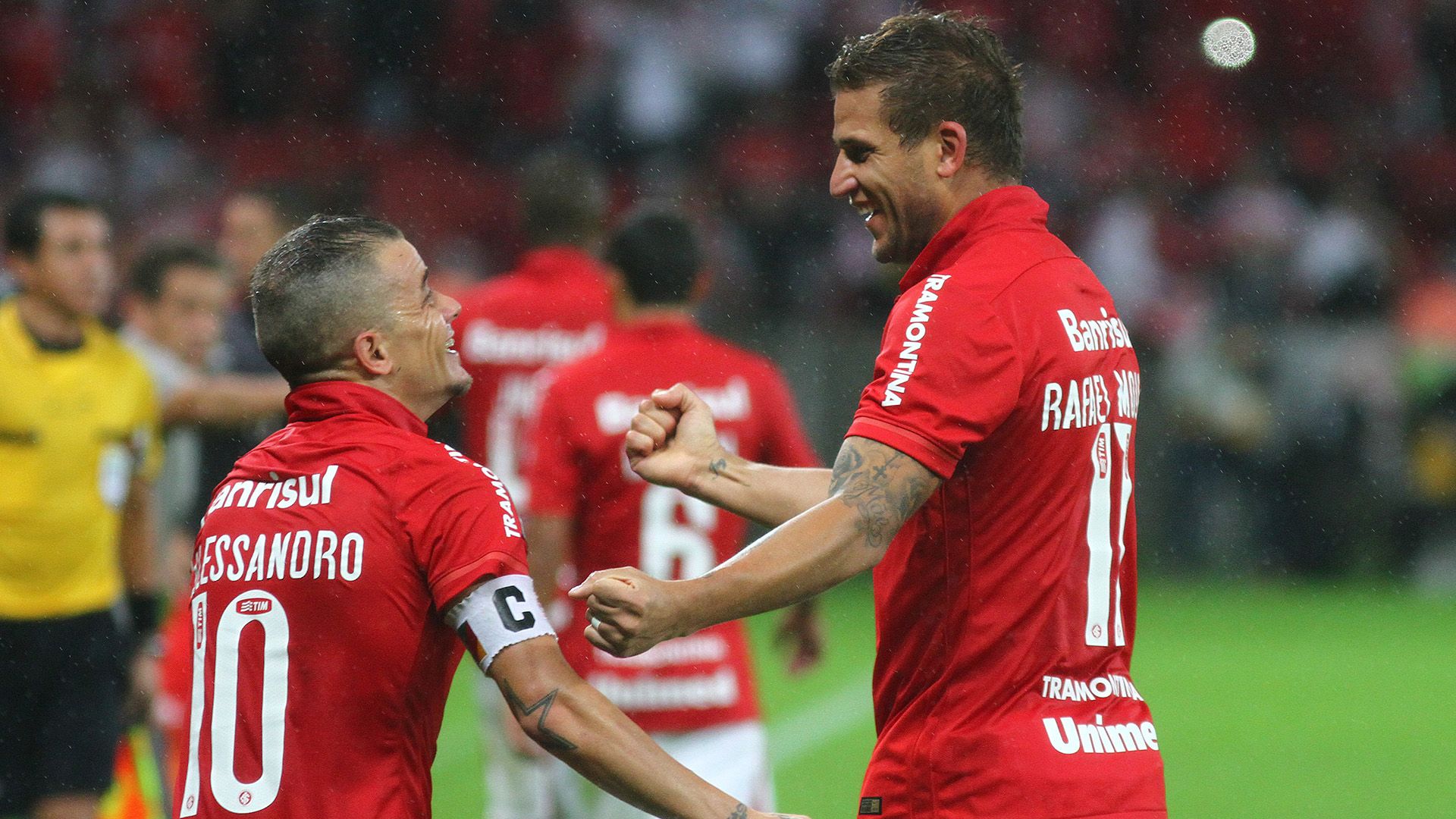 Rafael Moura D'alessandro Internacional Santa Fe Libertadores 27052015