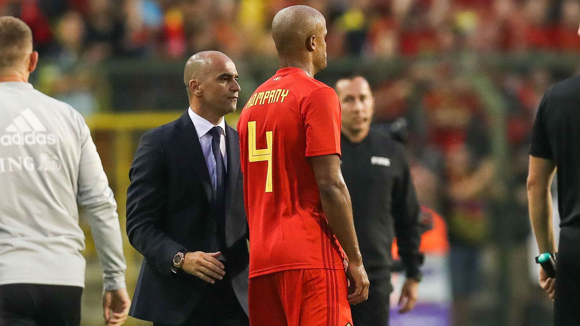 Roberto Martinez Vincent Kompany Belgium Portugal international friendly 2018