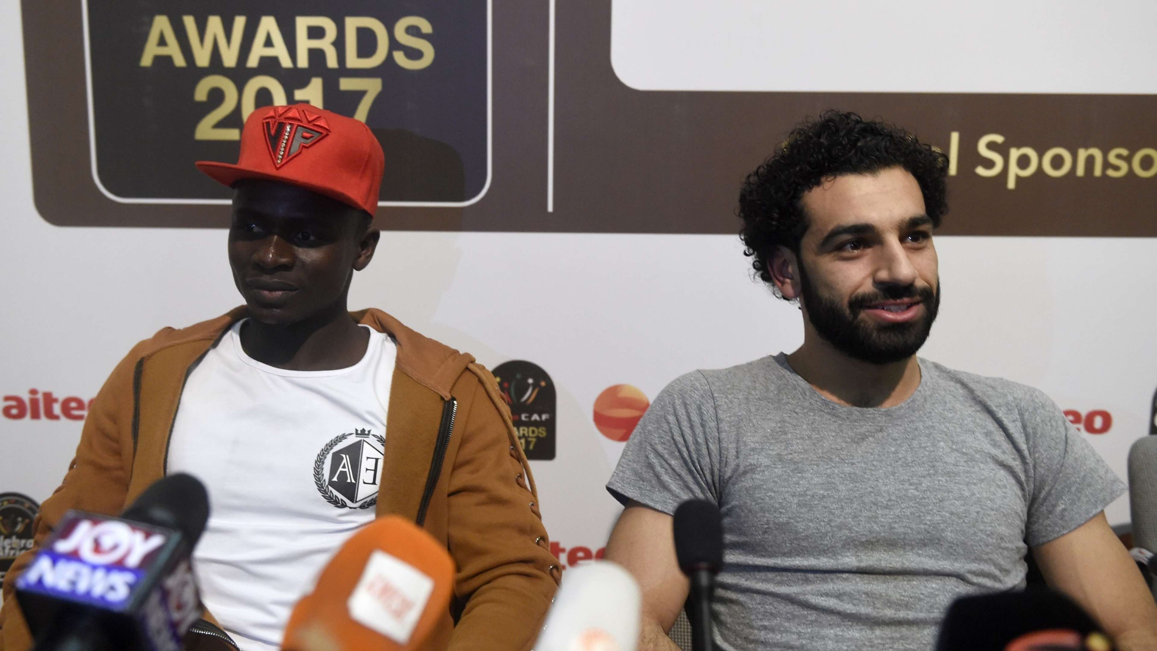 Sadio Mane and Mohamed Salah