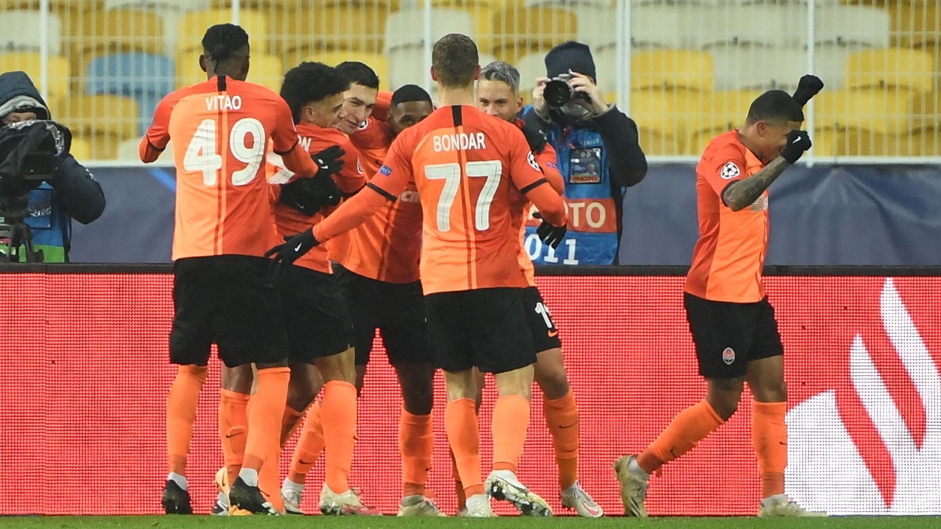 Shakhtar Real Madrid Champions 011220