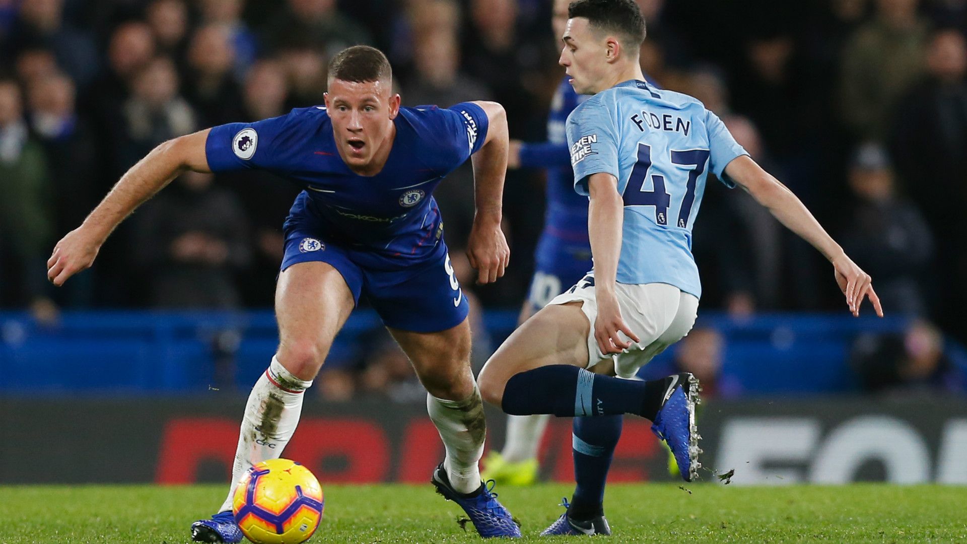 ROSS BARKLEY CHELSEA PHIL FODEN MANCHESTER CITY