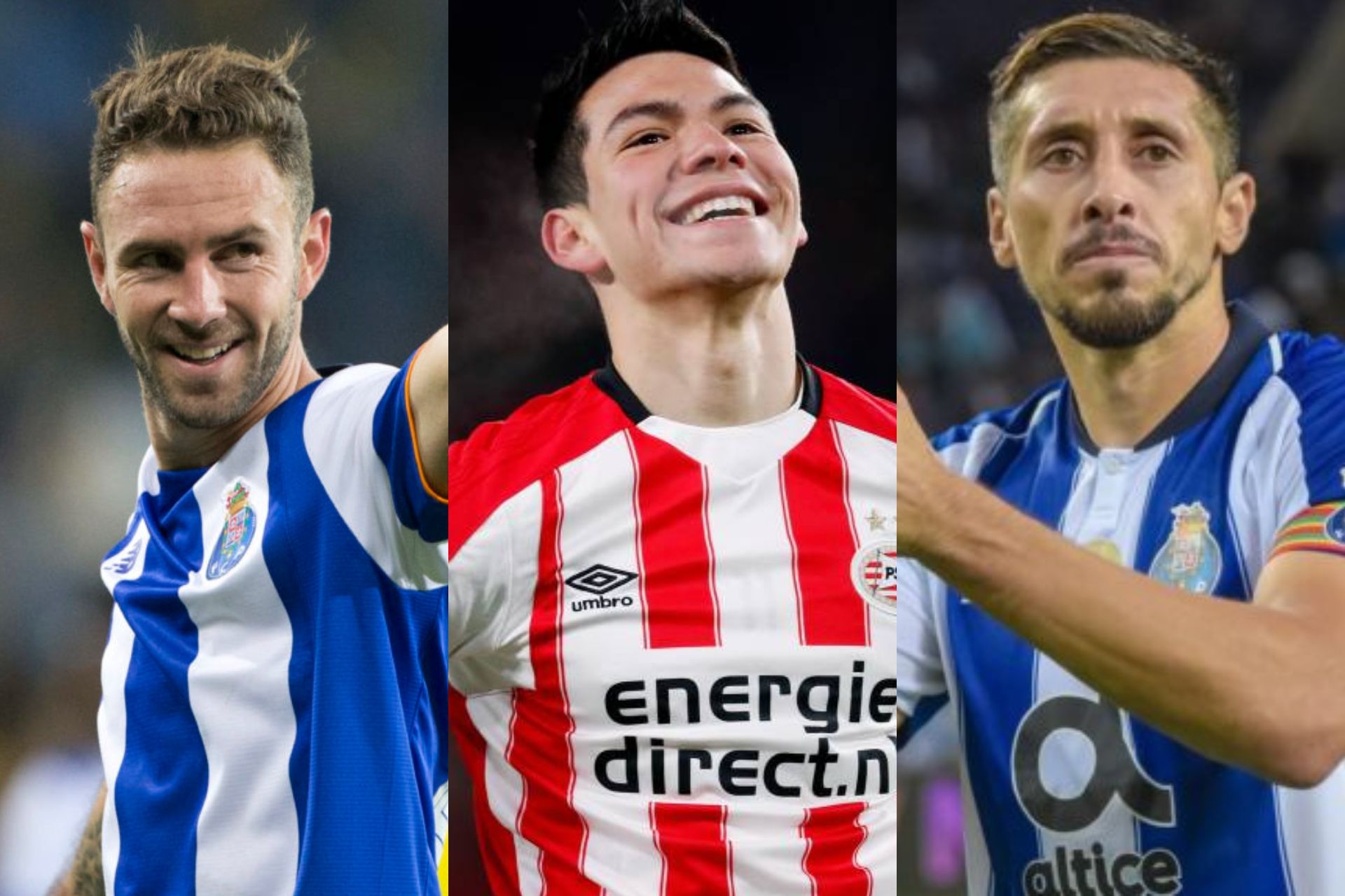 Miguel Layún, Hirving Lozano, Héctor Herrera