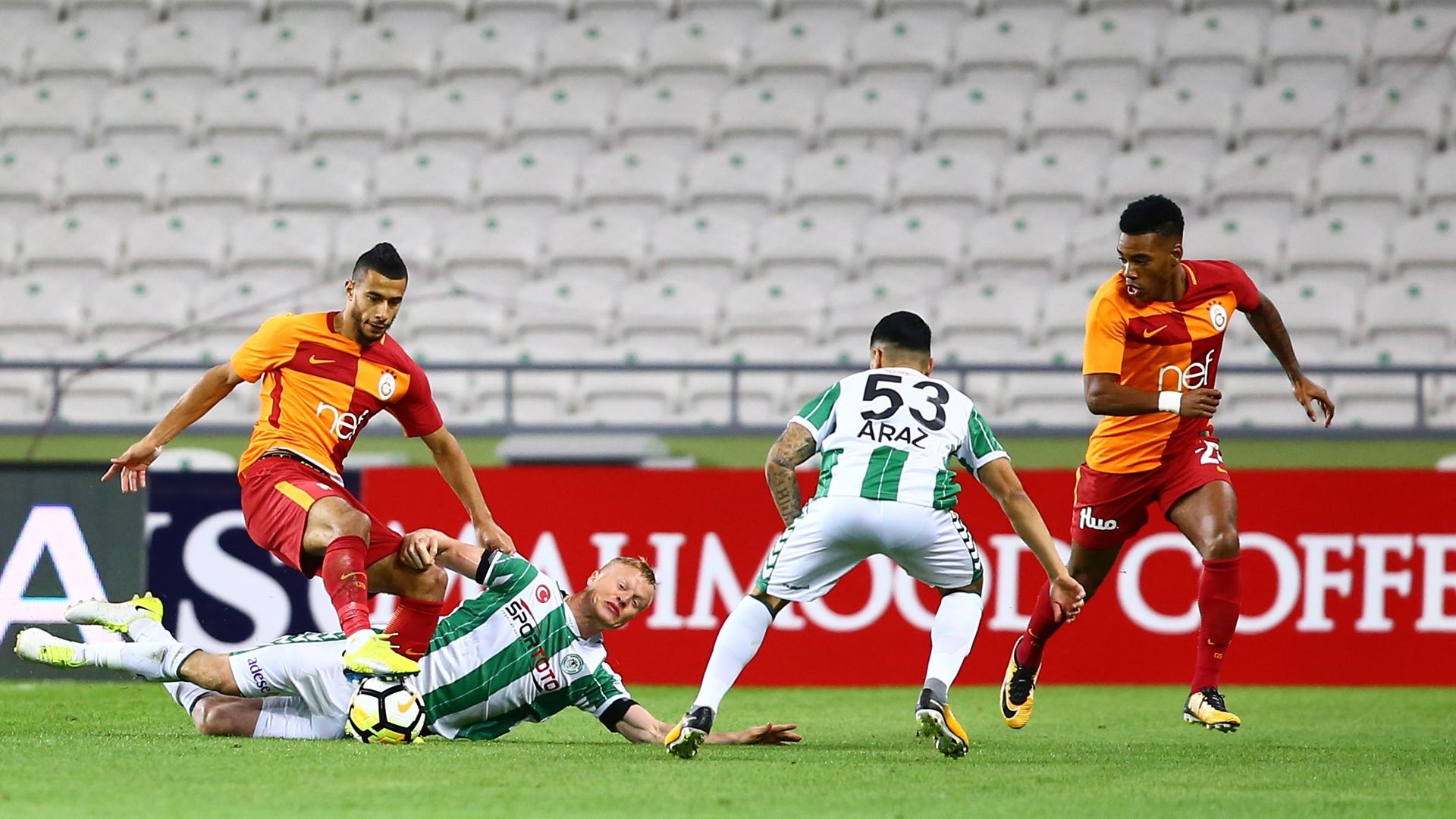 Younes Belhanda Jonsson Musa Araz Garry Rodriguez Konyaspor Galatasaray 10142017