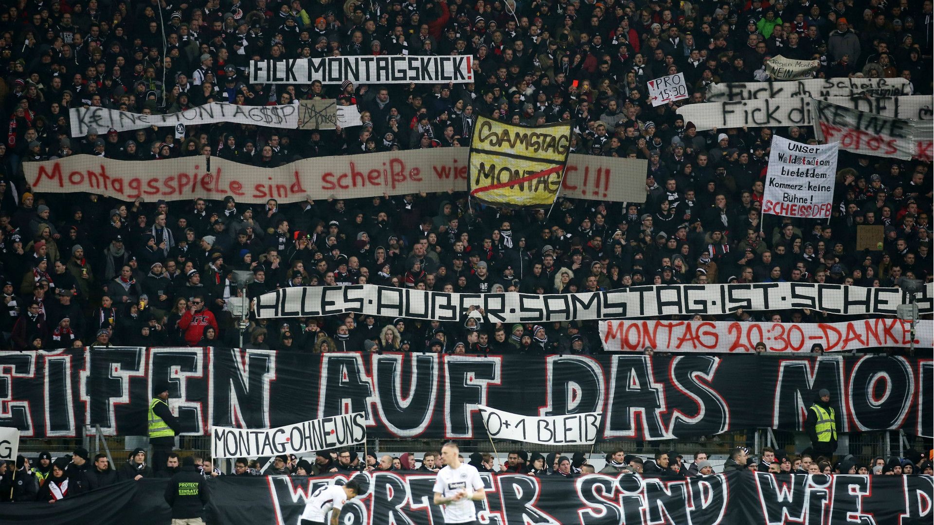 ONLY GERMANY Fans Eintracht Frankfurt RB Leipzig Bundesliga