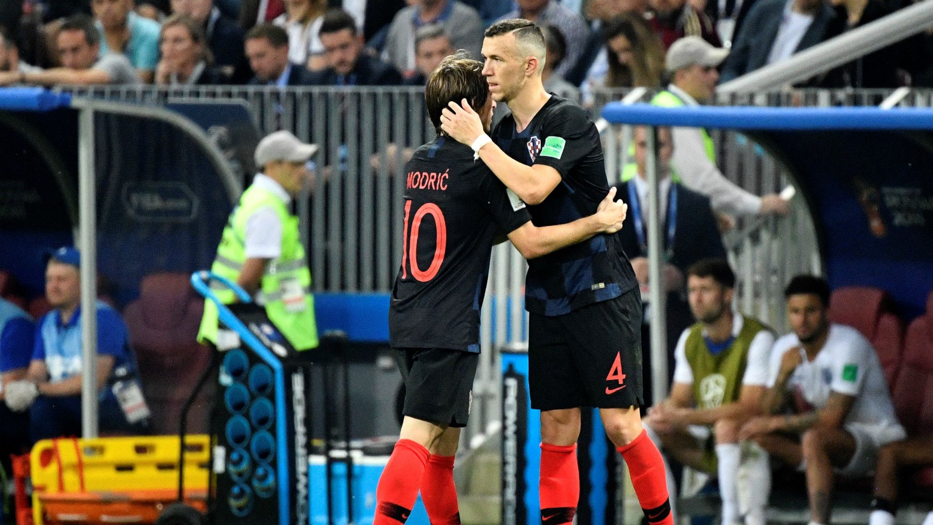 Luka Modric Ivan Perisic Croatia