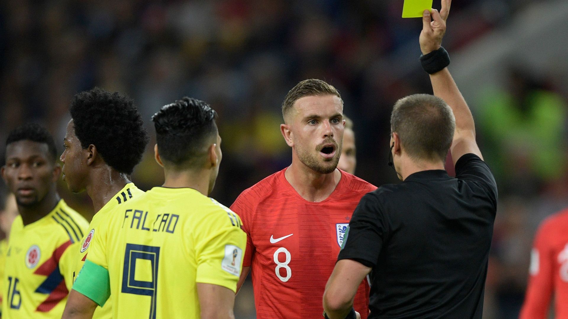 Falcao Henderson Colombia England WC Russia 03072018