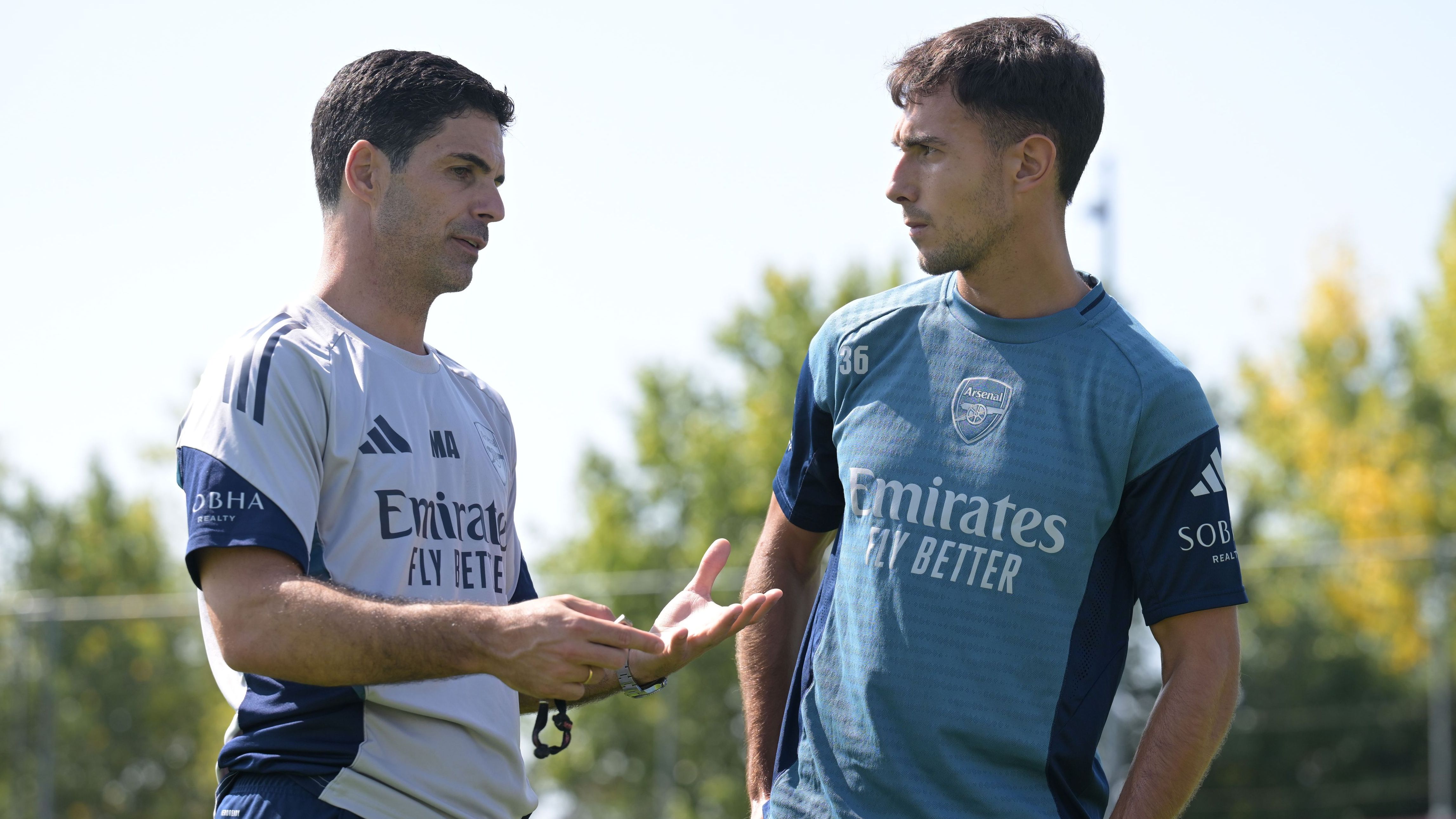 Mikel Arteta Martin Zubimendi