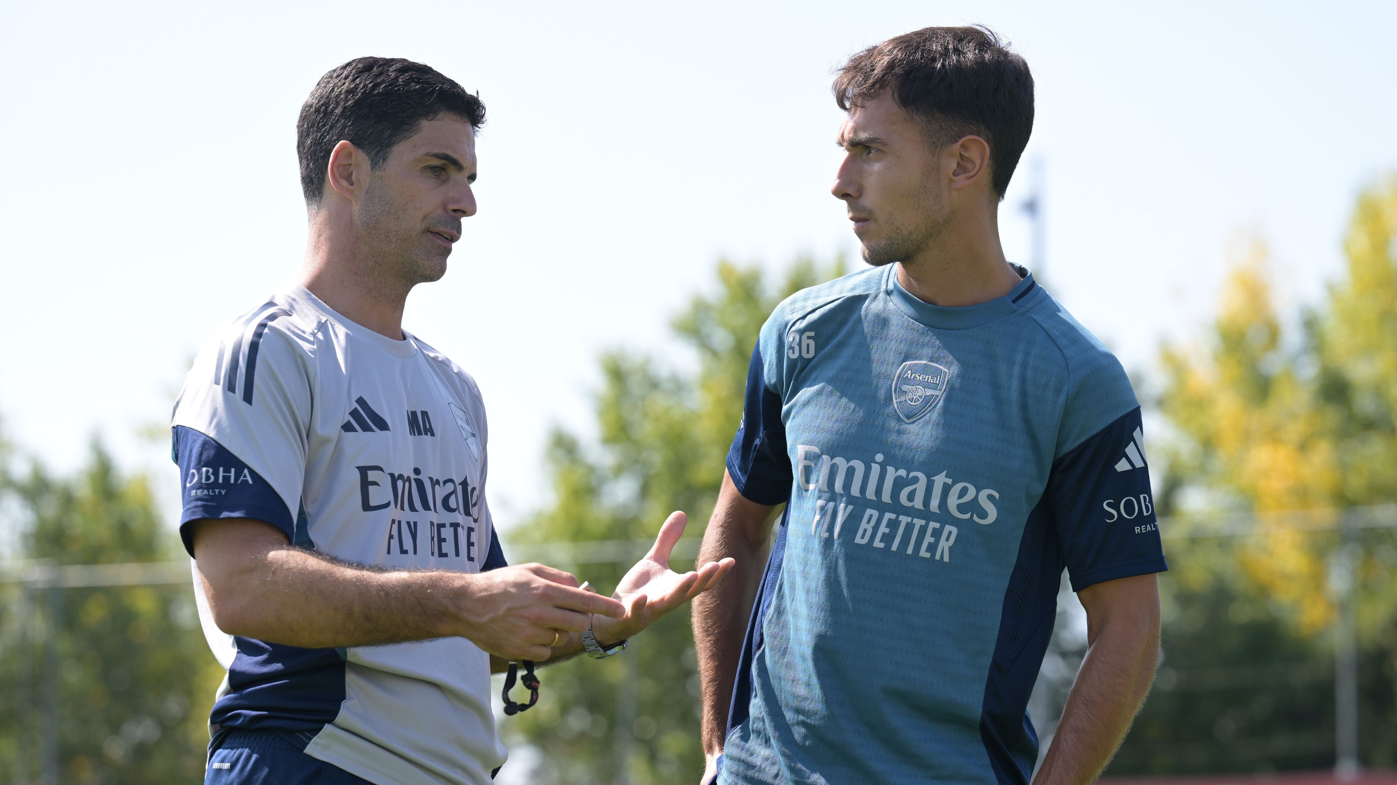 Mikel Arteta Martin Zubimendi