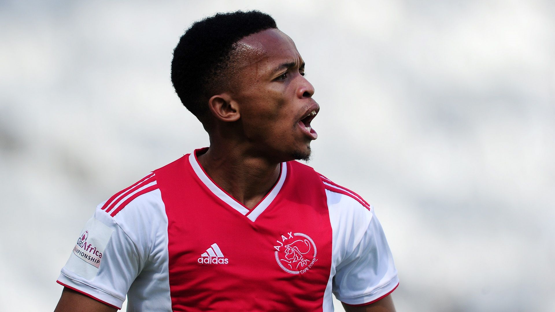 Abednigo Mosiatlhaga of Ajax Cape Town during a GladAfrica Championship 2019-20 against Cape Umoya United at Cape Town Stadium on 2 November 2019