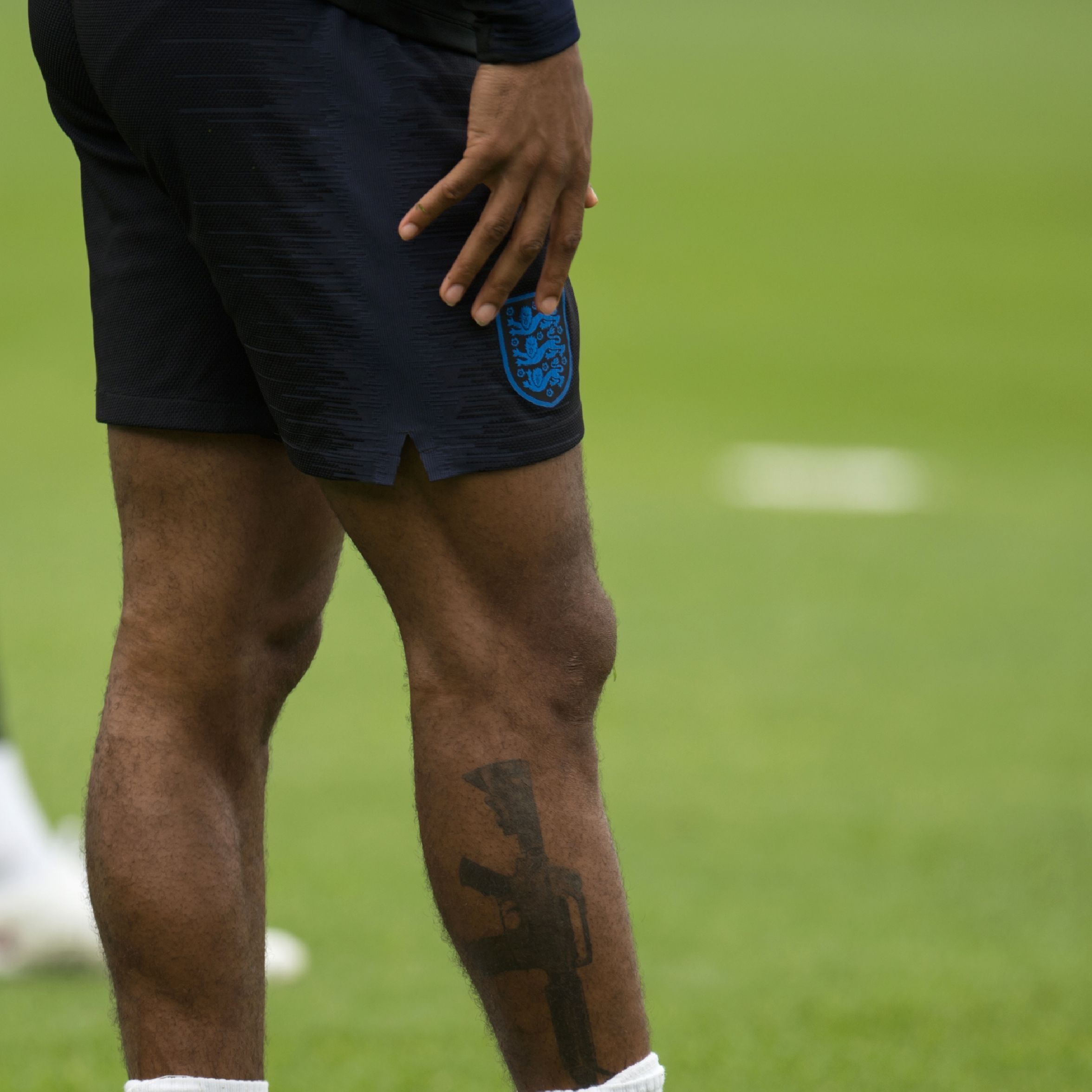 Raheem Sterling tattoo England