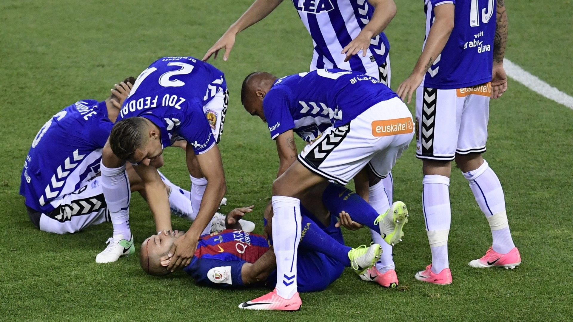 Javier Mascherano Barcelona Alaves Copa del Rey 27052017