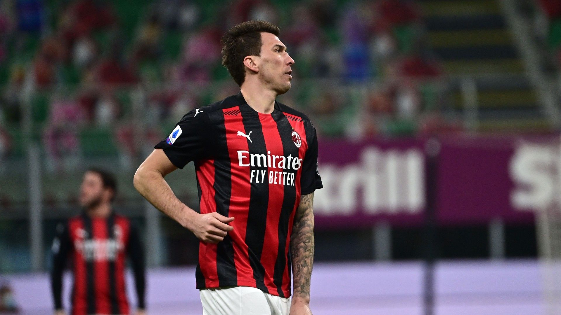 Mario Mandzukic AC Milan Atalanta Bergamo