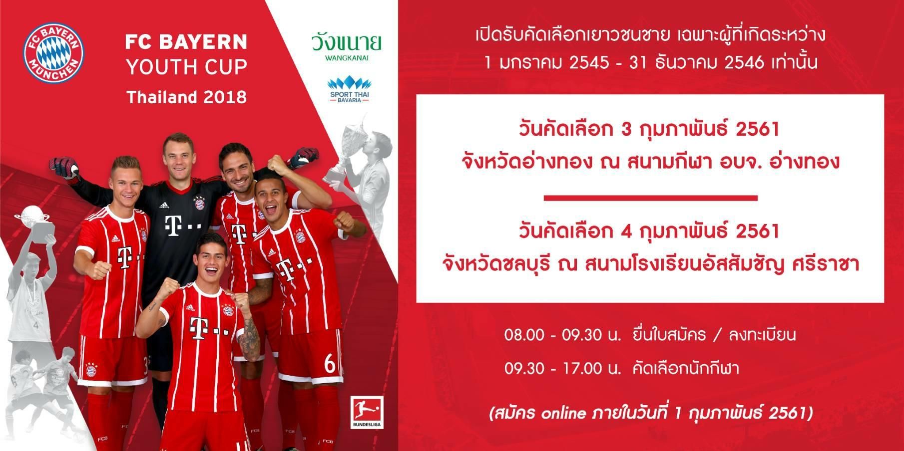 FC Bayern Youth Cup Thailand 2018