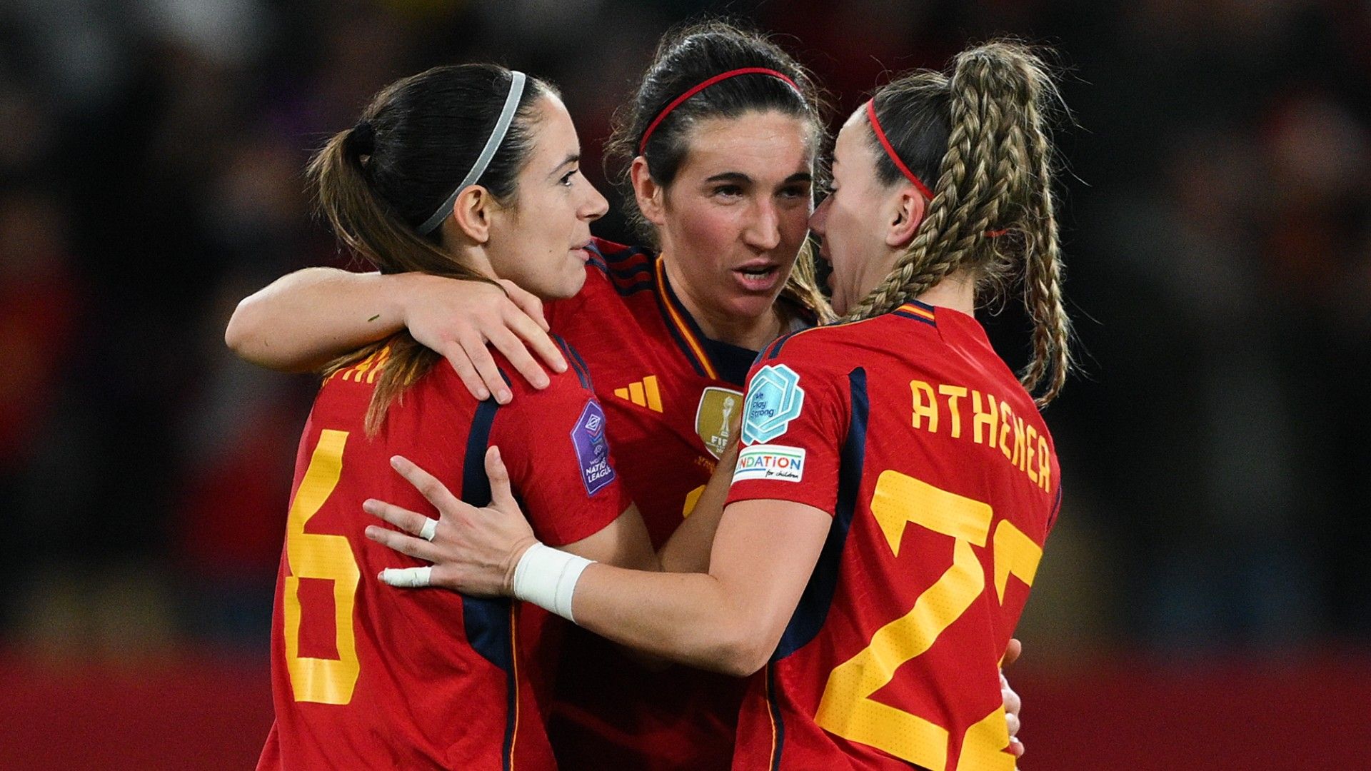 Aitana Bonmati Athenea Del Castillo España Femenina