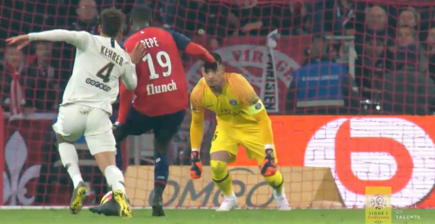 Nicolas Pepe Lille PSG 2019