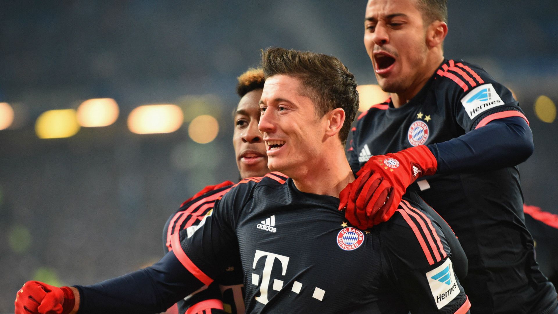 Hamburger SV Bayern München Robert Lewandowski Bundesliga 012215