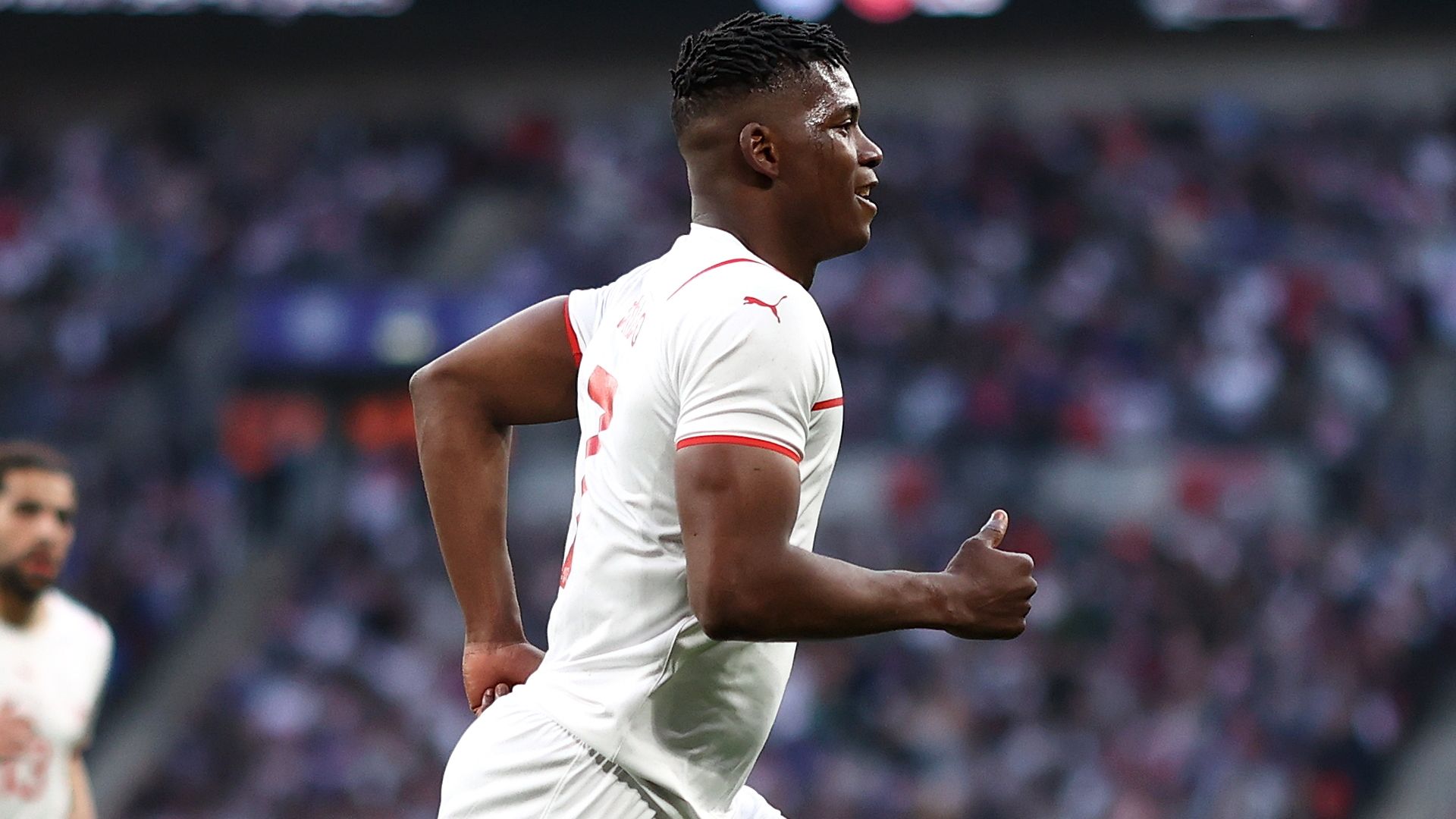 Breel Embolo, England vs Switzerland friendly 2022