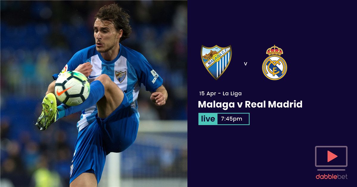 Malaga Real Madrid graphic