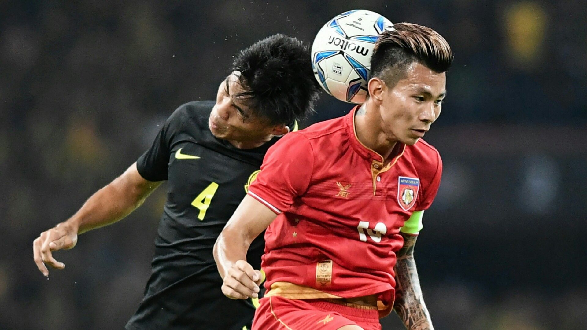 Malaysia vs Myanmar SEA Games 2017 - Adib Zainudin - Si Thu Aung