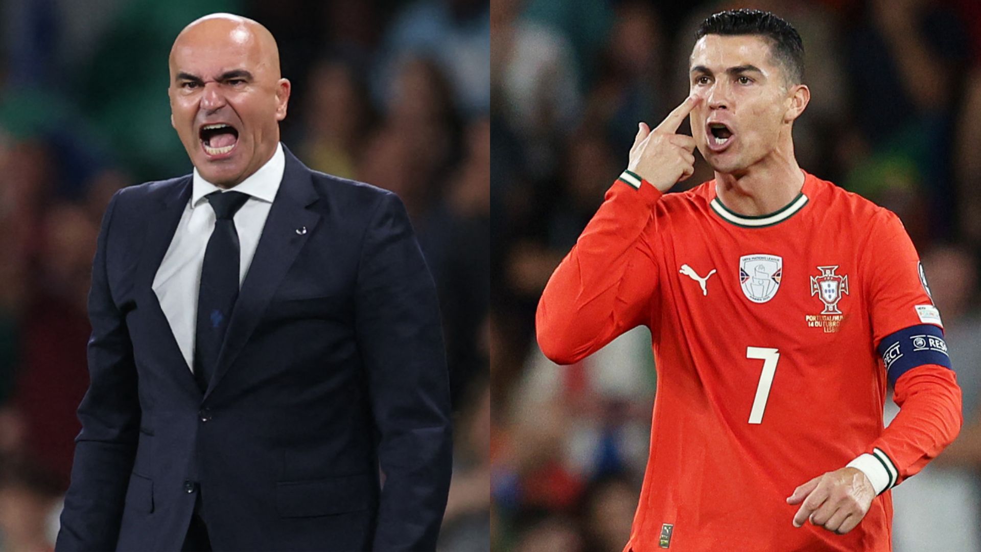 Cristiano Ronaldo Roberto Martinez split 2025