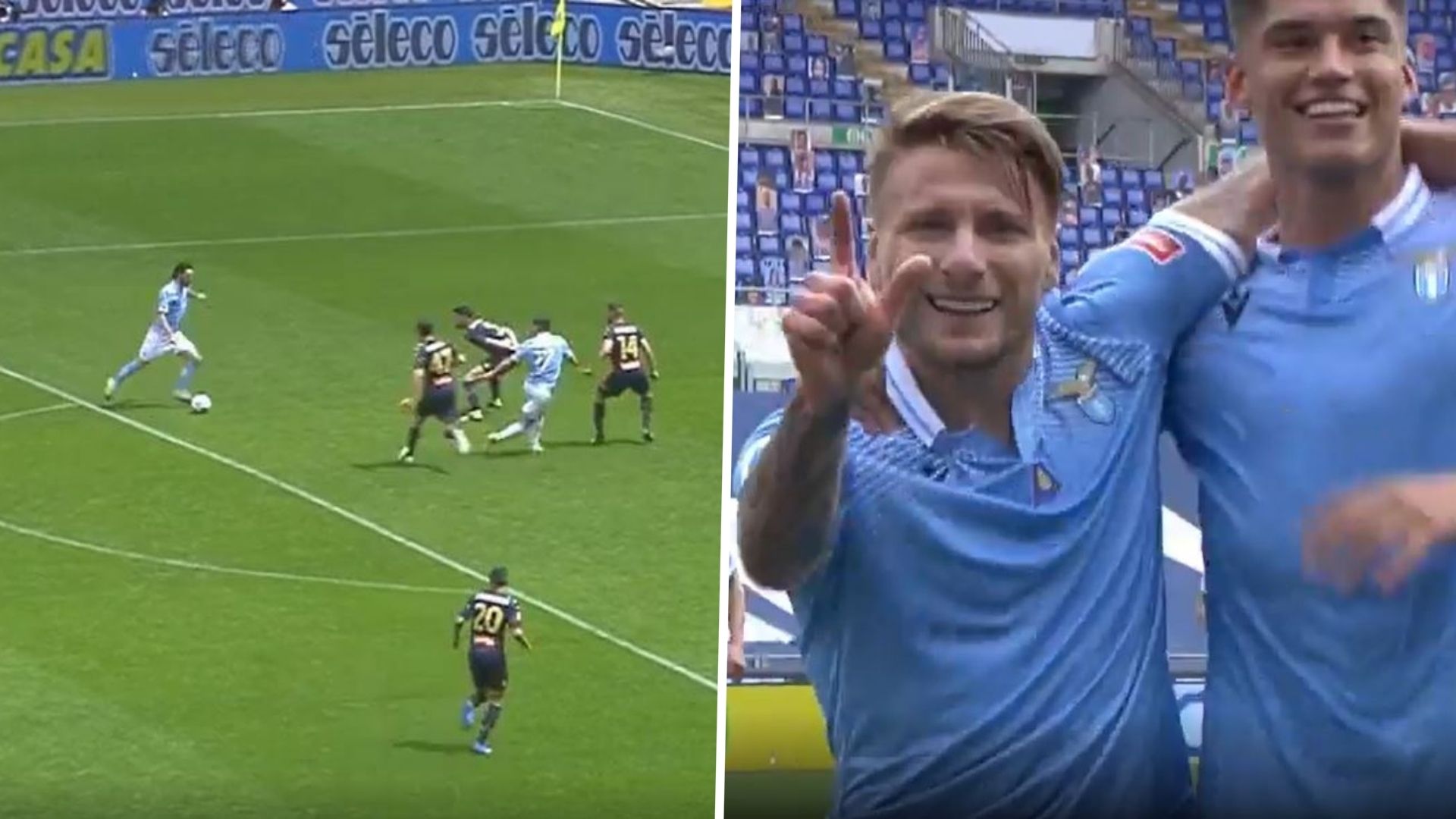 Ciro Immobile Luis Alberto Correa Lazio Genoa