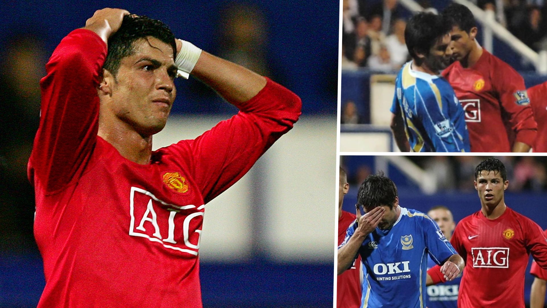 Cristiano Ronaldo Portsmouth vs Manchester United 2007