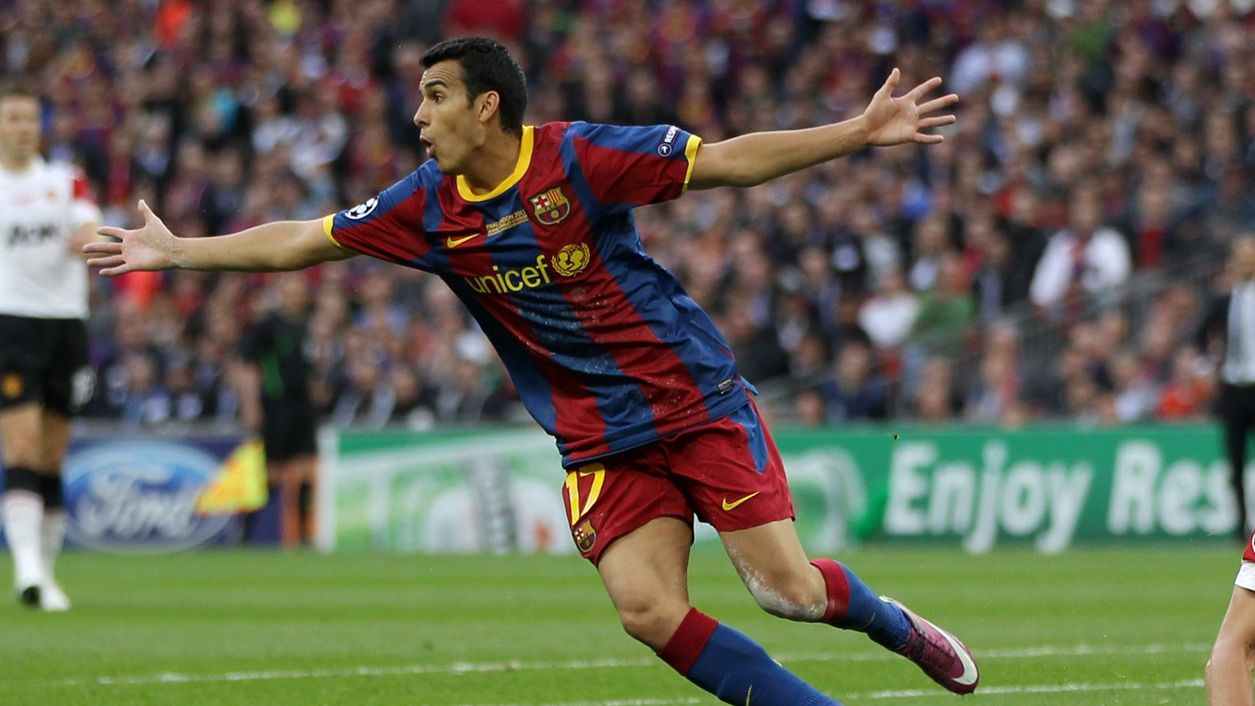 Pedro Barcelona Manchester United 2011 Champions League final