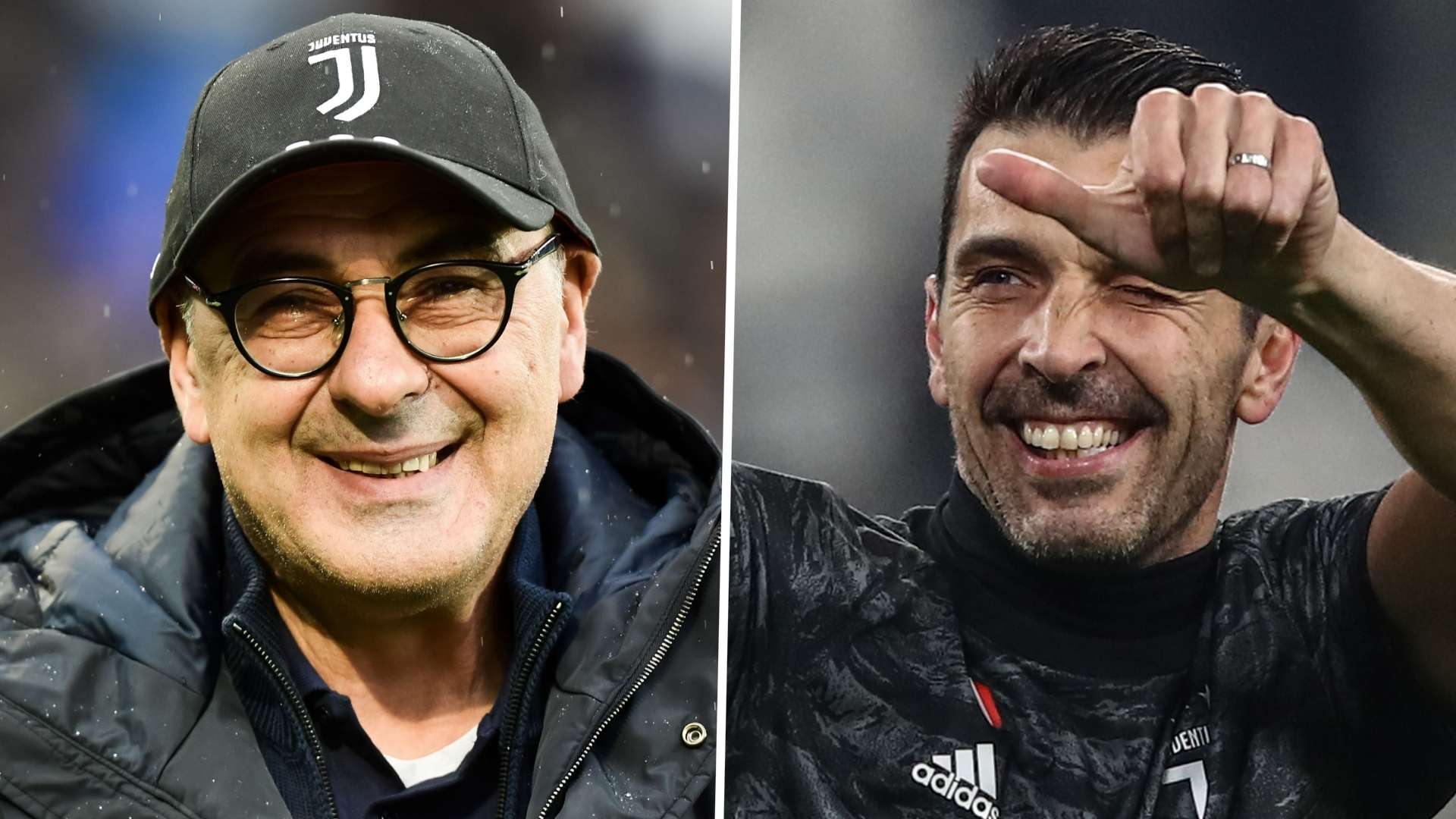 Maurizio Sarri Gianluigi Buffon Juventus