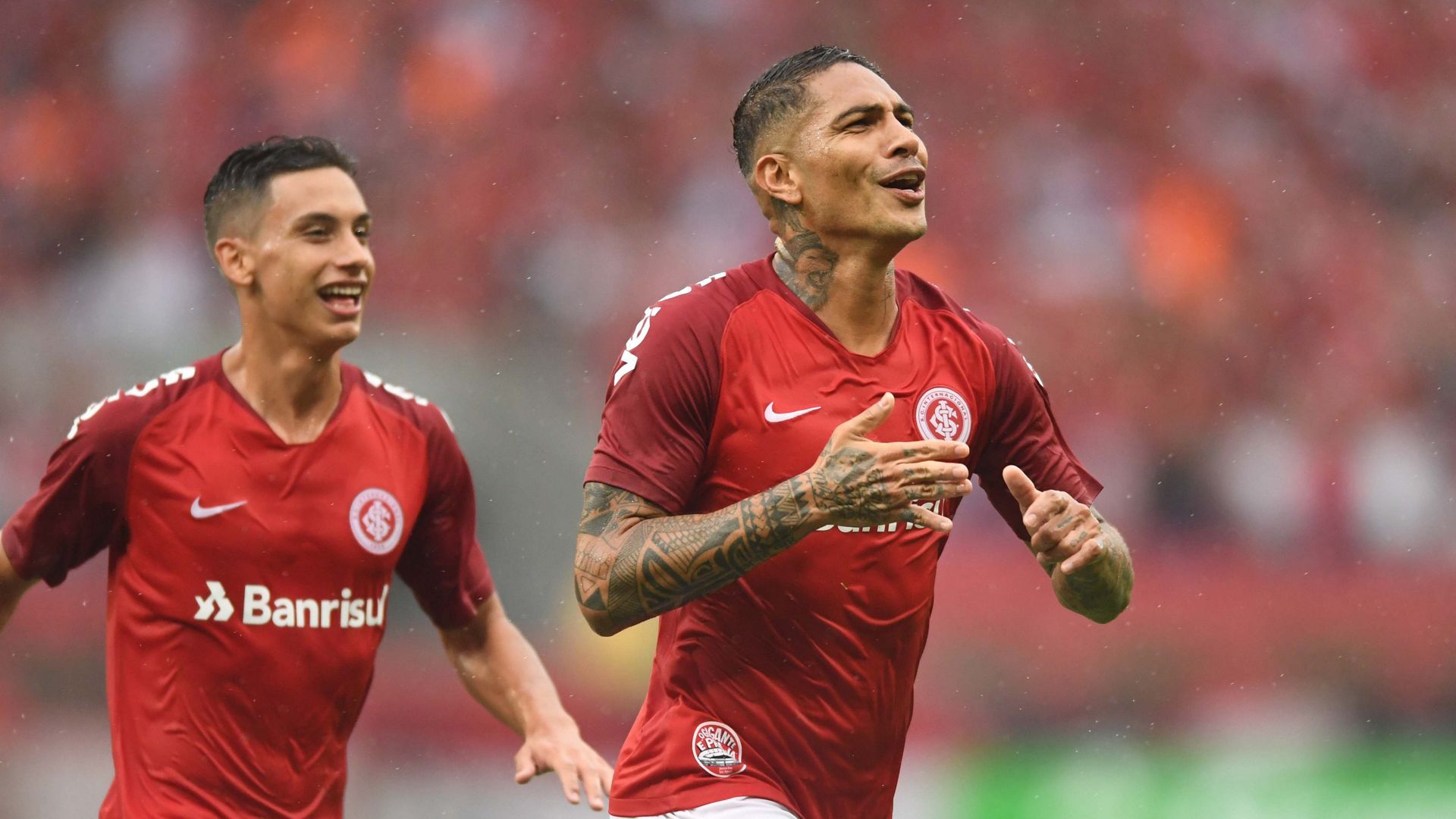 Paolo Guerrero Martin Sarrafiore Internacional Caxias Gaúcho 06042019