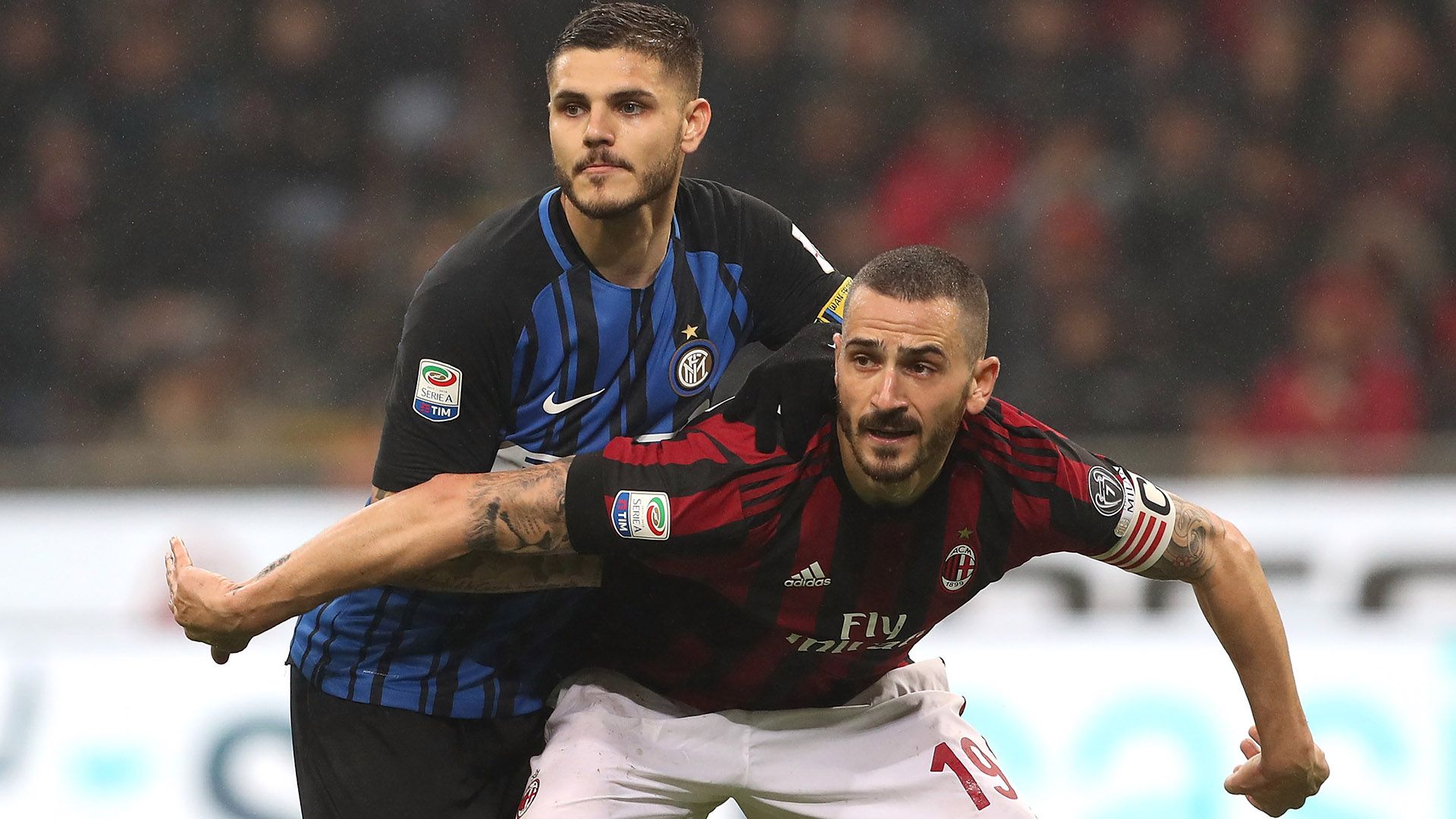 Icardi Bonucci Milan Inter