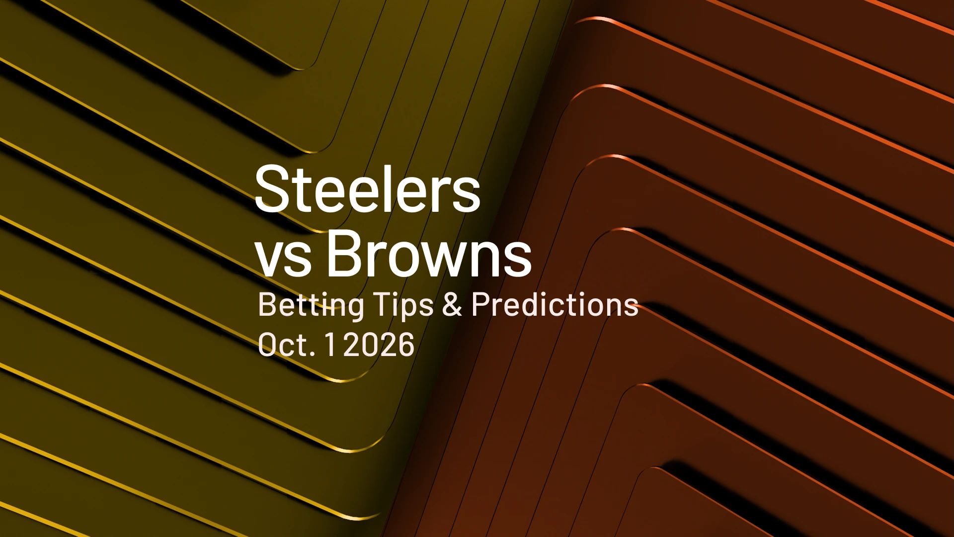 steelers vs browns predictions