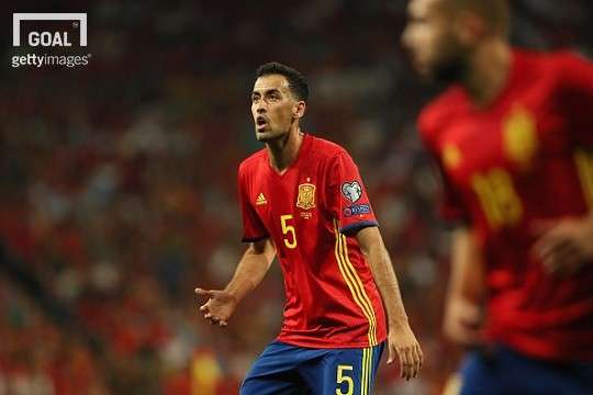 스페인 축구 국가대표팀 미드필더 부스케츠. 사진=게티이미지