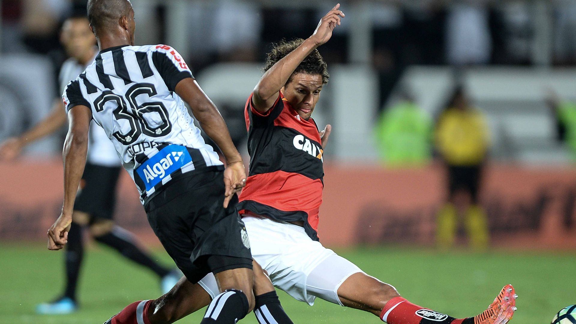 Willian Arao Jonathan Copete Flamengo Santos Brasileirao Serie A 26112017