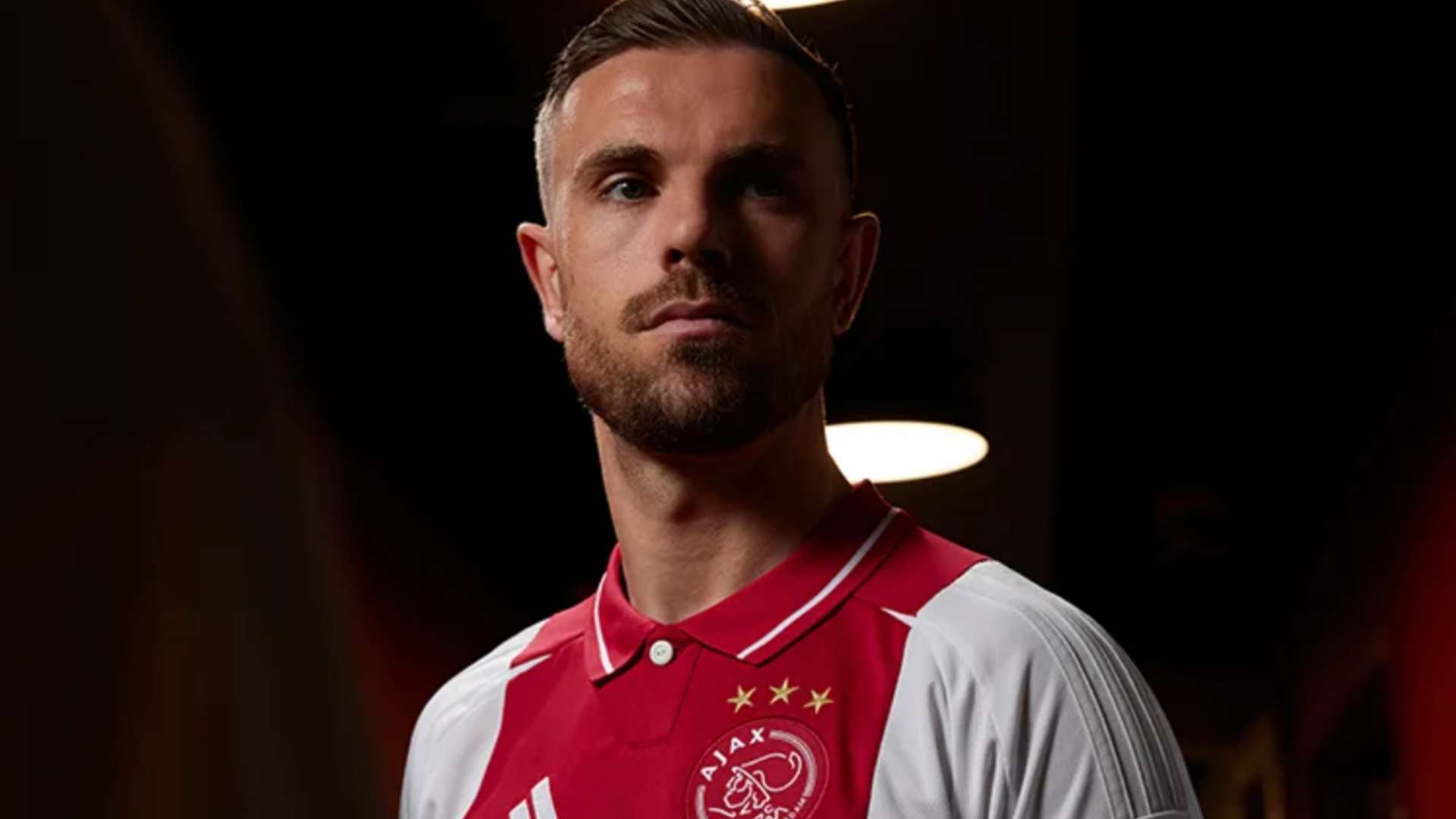Ajax 2024-25 home kit Jordan Henderson