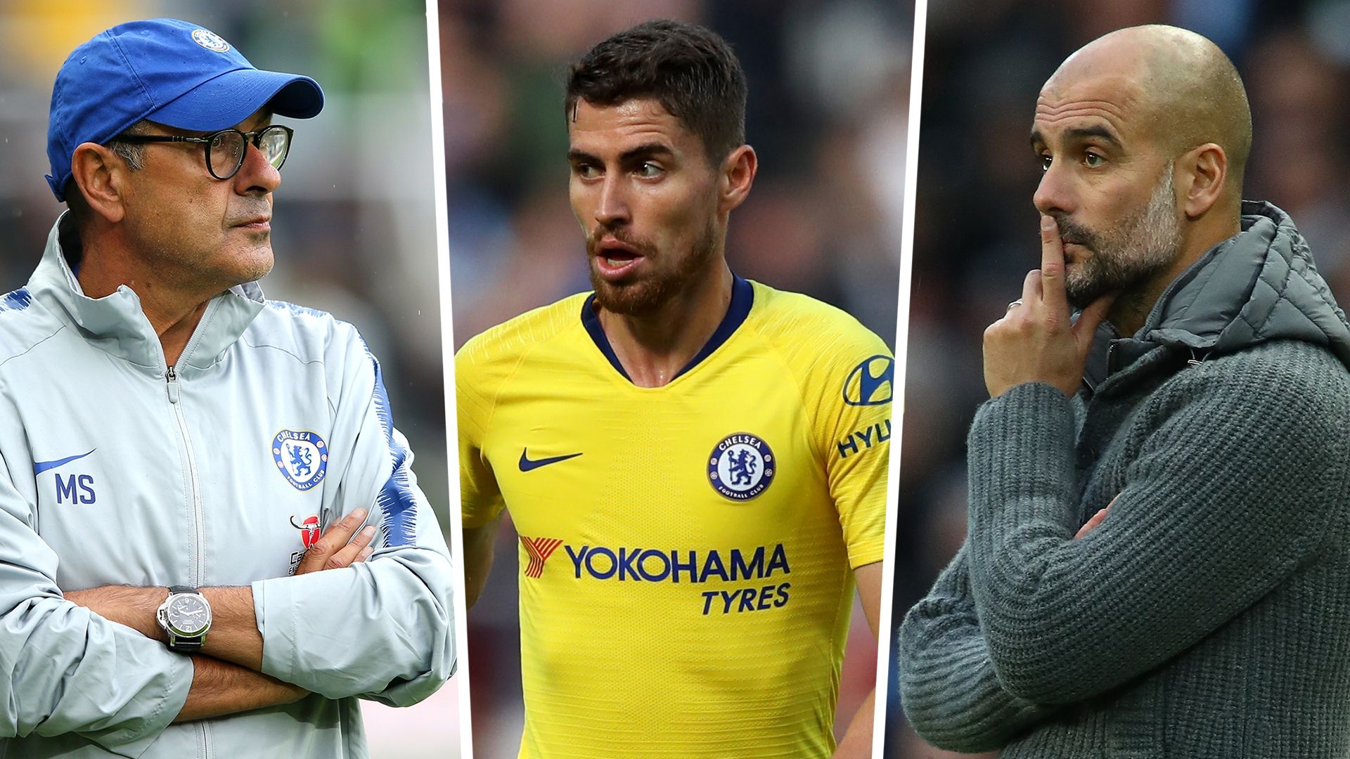 Sarri Jorginho Guardiola