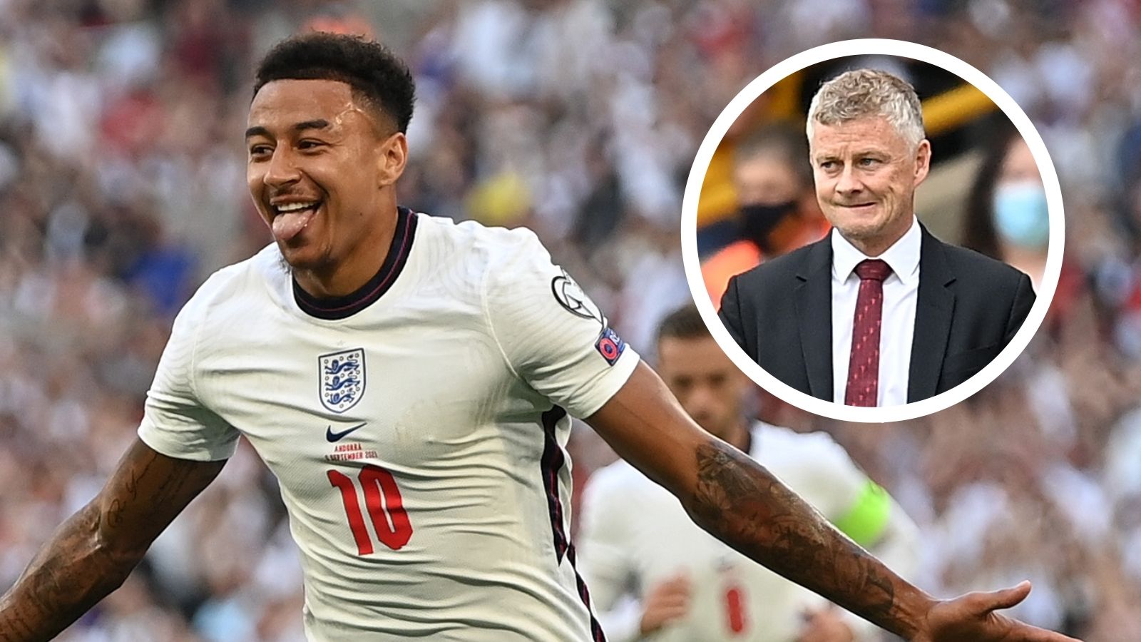 Jesse Lingard Ole Gunnar Solskjaer GFX