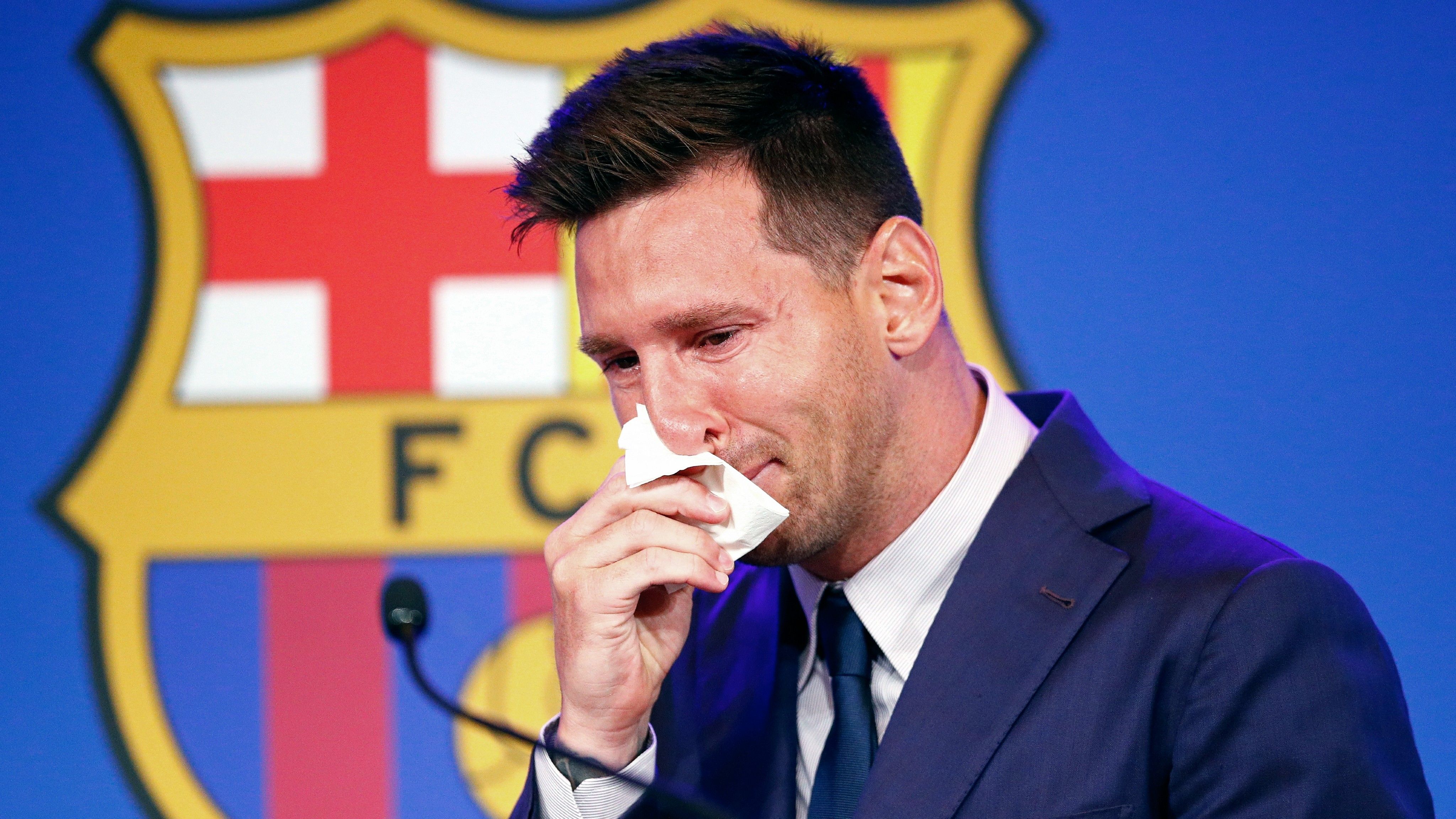 Lionel Messi Barcelona press conference 