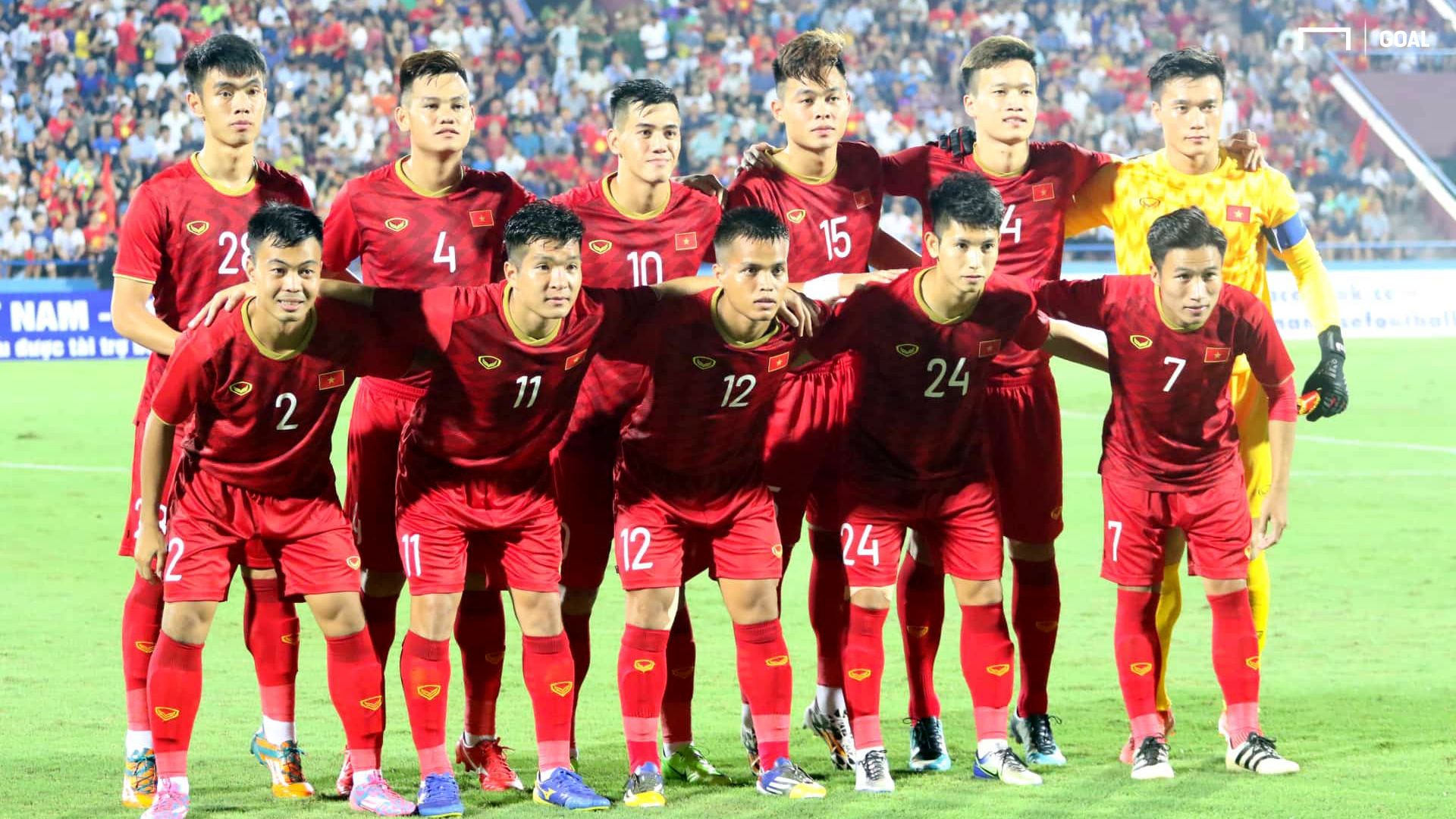 Bui Tien Dung Trieu Viet Hung Nguyen Hoang Duc Nguyen Trong Hung Ho Tan Tai Truong Van Thai Quy A Mit Nguyen Tien Linh U23 Vietnam vs U23 Myanmar