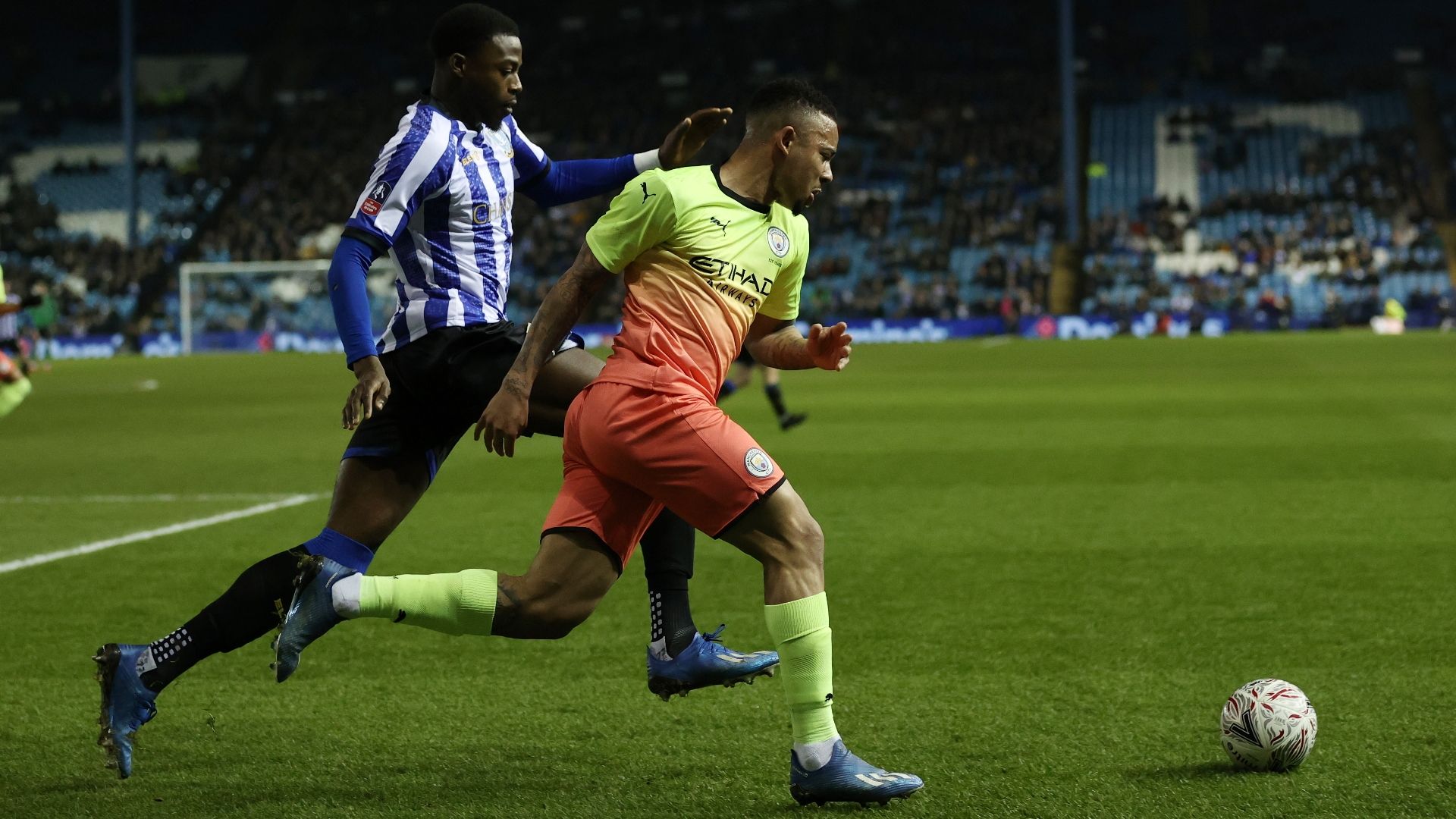 Gabriel Jesus, Sheffield Wednesday vs Man City