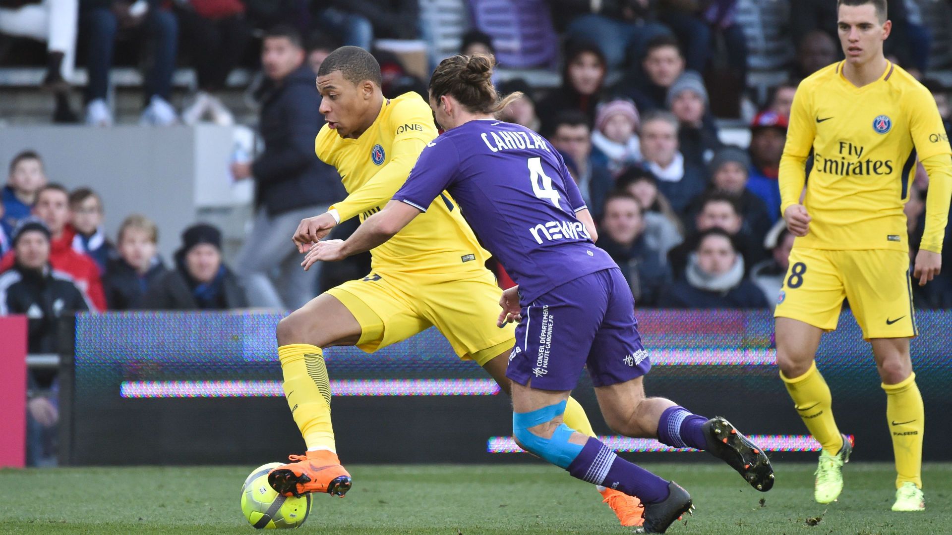 Kylian Mbappe Yannick Cahuzac Toulouse PSG Ligue 1 10022018