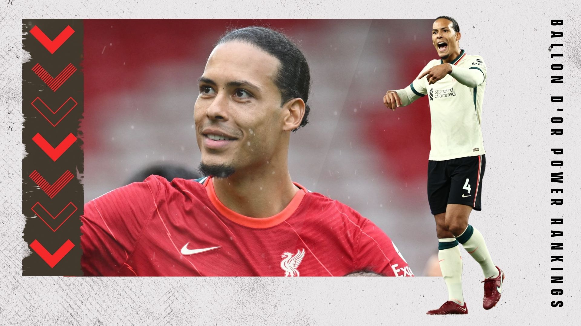 Virgil van Dijk Ballon d'Or Rankings GFX