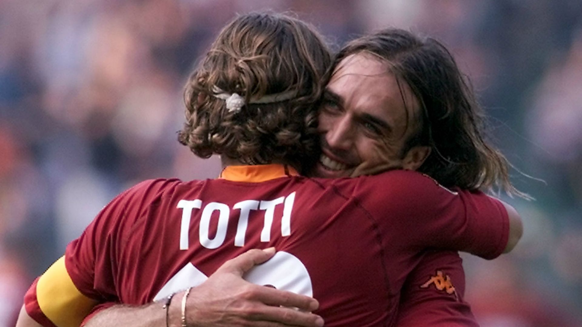 Francesco Totti Gabriel Omar Batistuta Roma Serie A
