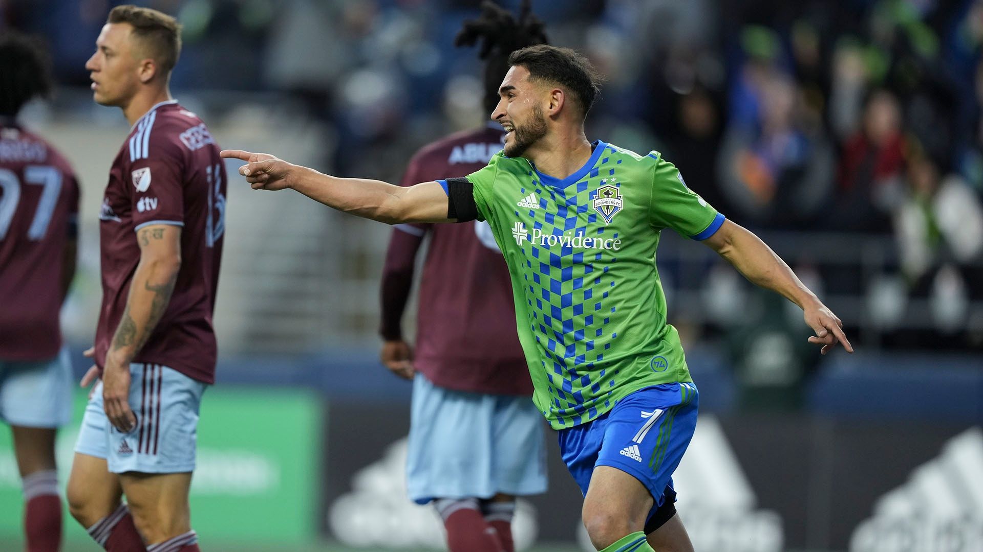 Seattle Sounders celebrate Rapids 2023