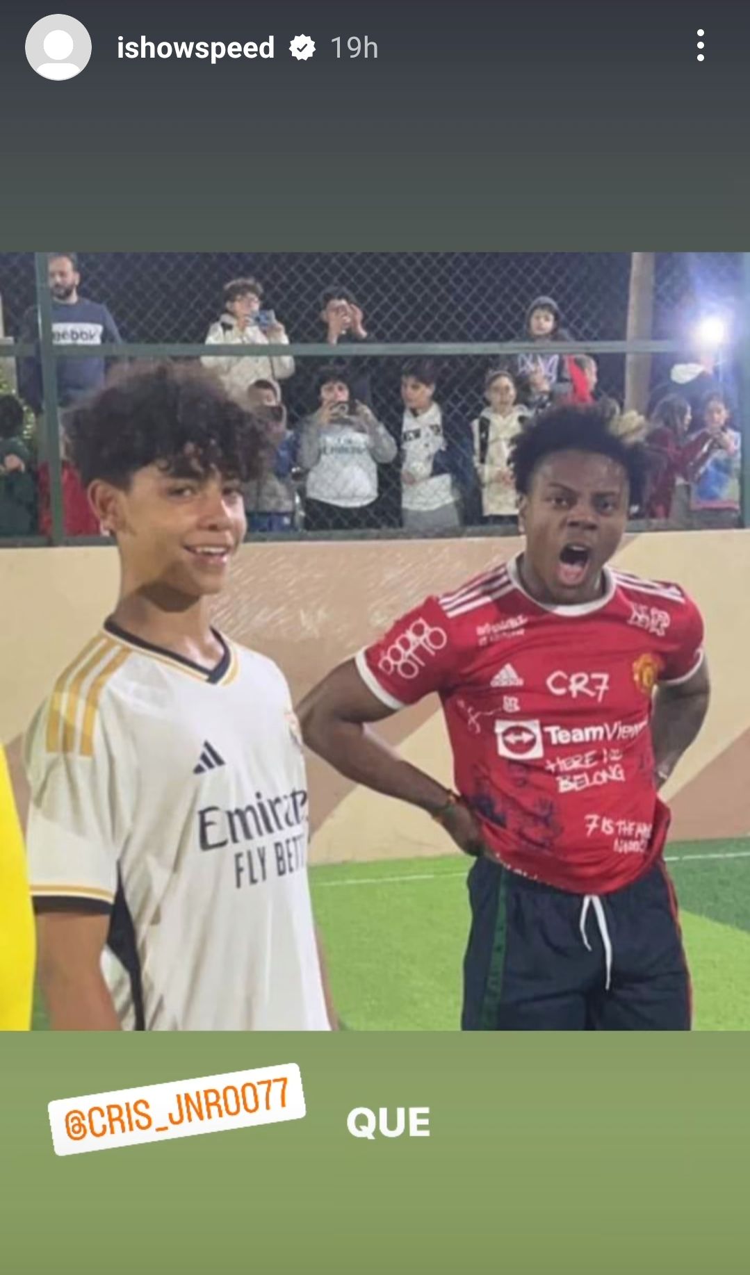 IShowSpeed Cristiano Ronaldo Jr.