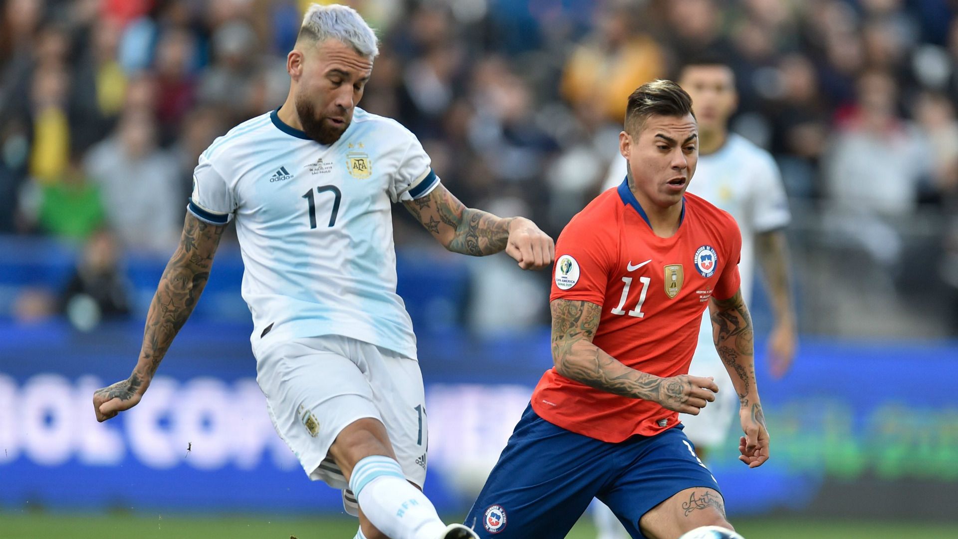 Otamendi Argentina Chile Copa América 06072019