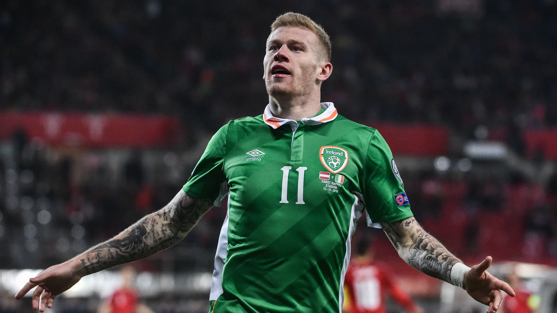 James McClean Republic of Ireland 12112016