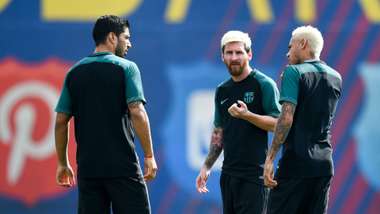 Lionel Messi Luis Suarez Neymar Barcelona La Liga