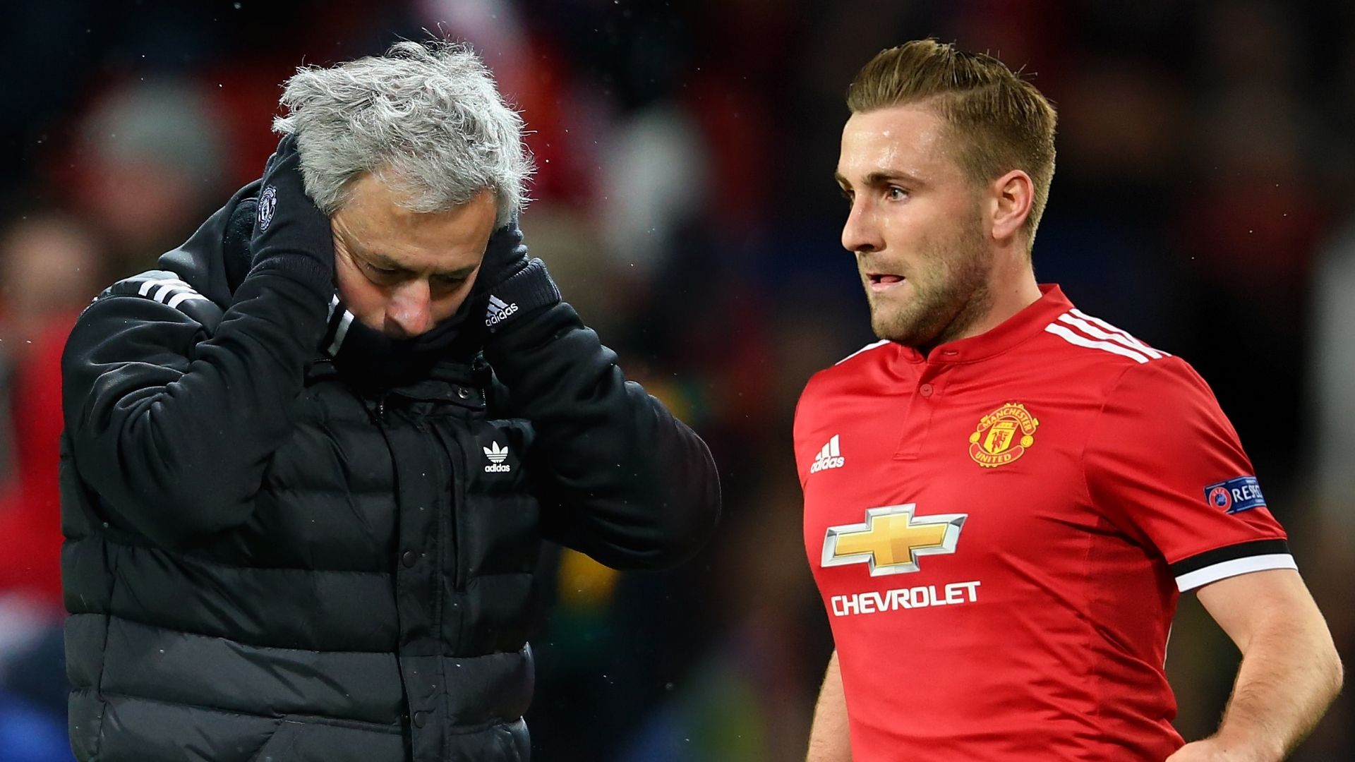Jose Mourinho, Luke Shaw, Man Utd